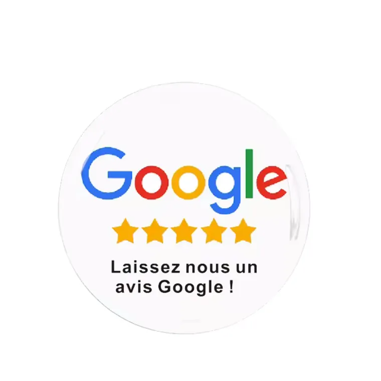 Pastille Google · Blanc
