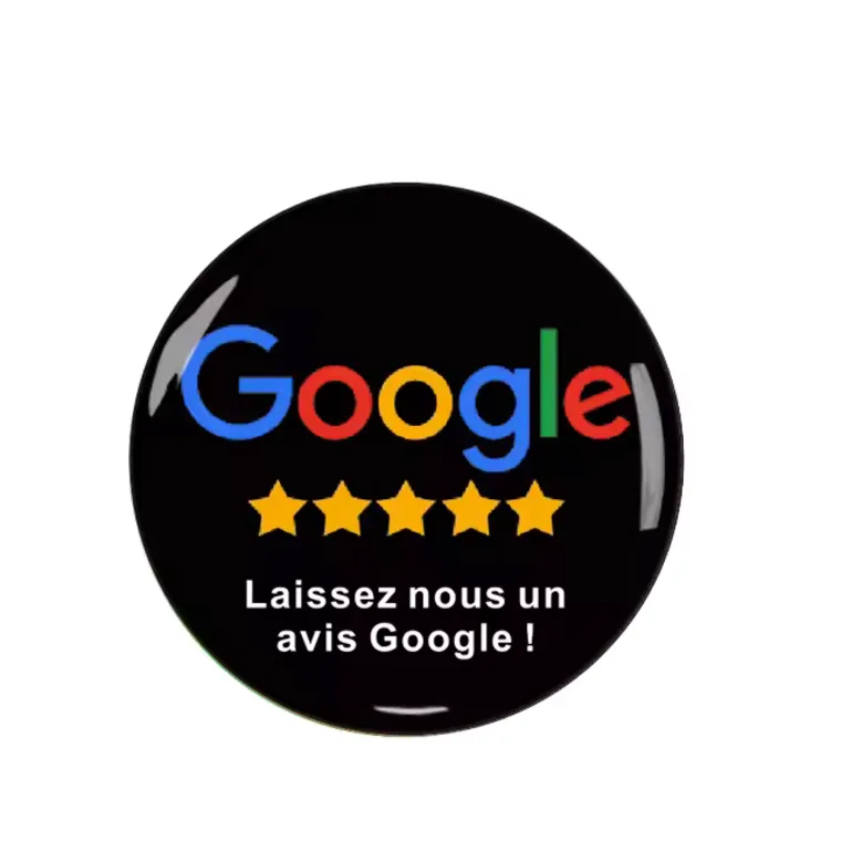 Pastille Google · Noir